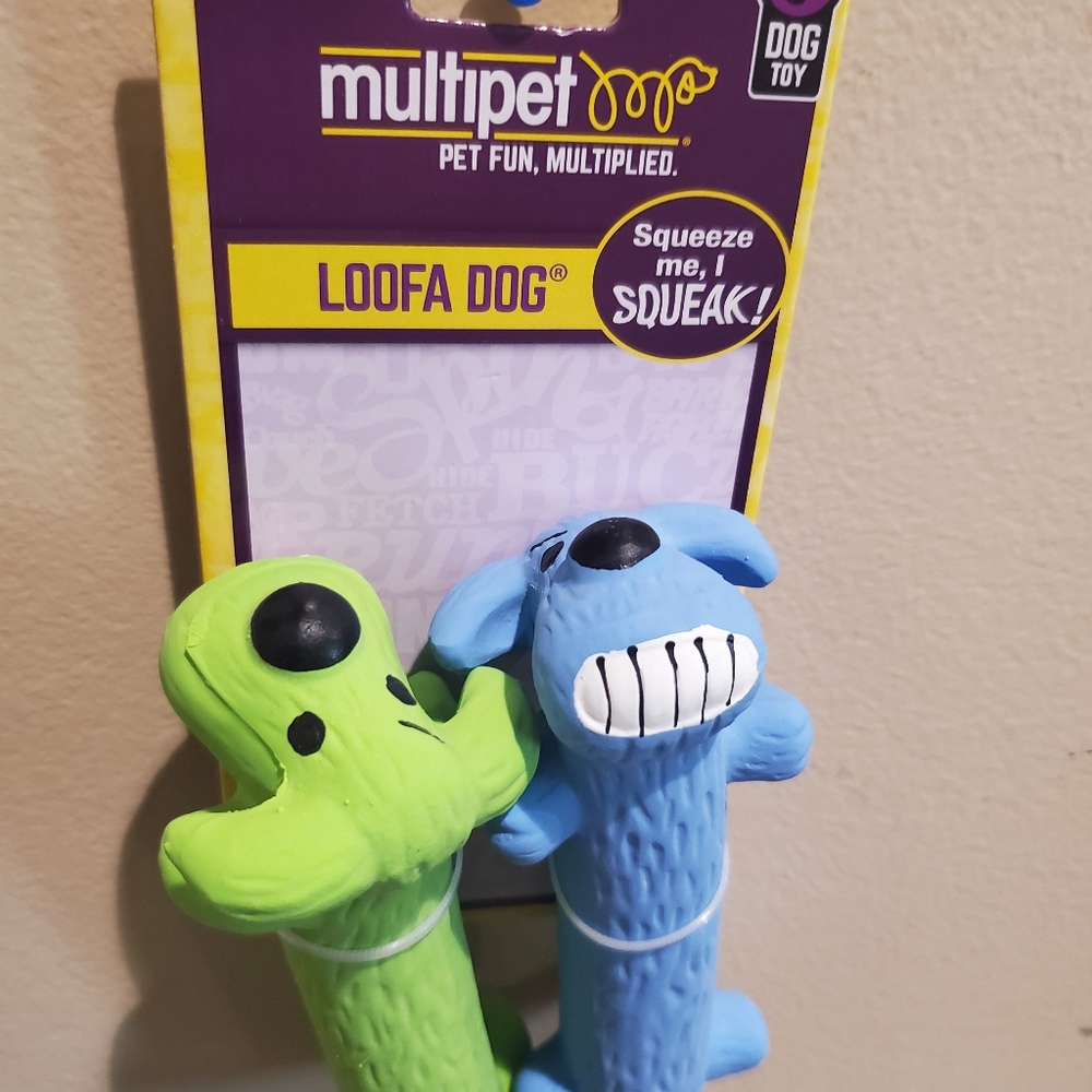 - Multipet  Látex dog toy Set Of Dog Toy With Squeaker